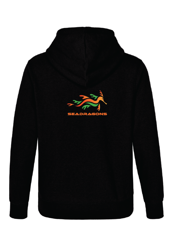 Mornington Peninsula Masters Swim Club Zip Thru Hoodie - Womens BLACK