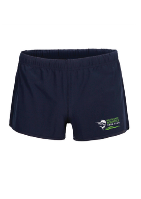 South East Aquatics Swim Club  4 x STRETCH SHORTS - Women's - Navy