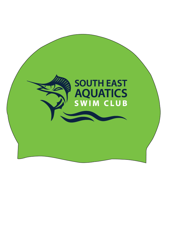 South East Aquatics S.C. Silicone Swim Cap