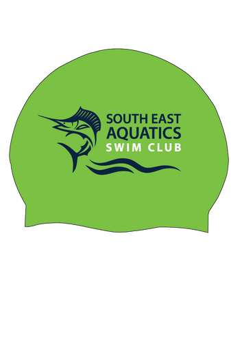 South East Aquatics S.C. Silicone Swim Cap