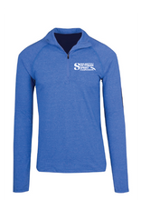 NEW ITEM 2025 VICTORIAN SPRINT CHAMPIONSHIP LONG SLEEVE 1/4 ZIP TOP - AZURE