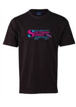 2025 VICTORIAN SPRINT CHAMPIONSHIP SHORT SLEEVE TEE - BLACK