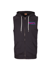 NEW ITEM 2025 VICTORIAN SPRINT CHAMPIONSHIP SLEEVELESS ZIP THRU HOODIE- BLACK