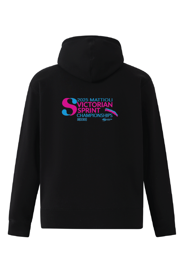 2025 VICTORIAN SPRINT CHAMPIONSHIP ZIP THRU HOODIE- BLACK