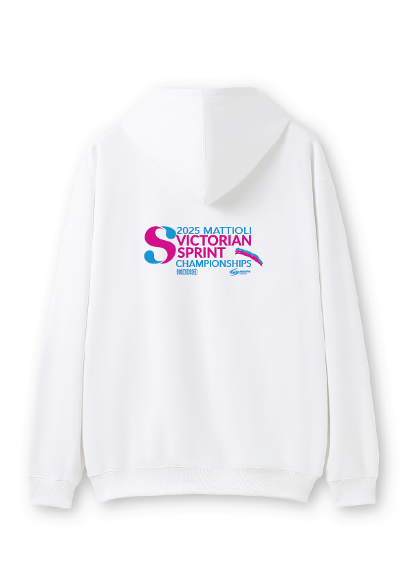 2025 VICTORIAN SPRINT CHAMPIONSHIP ZIP THRU HOODIE- WHITE