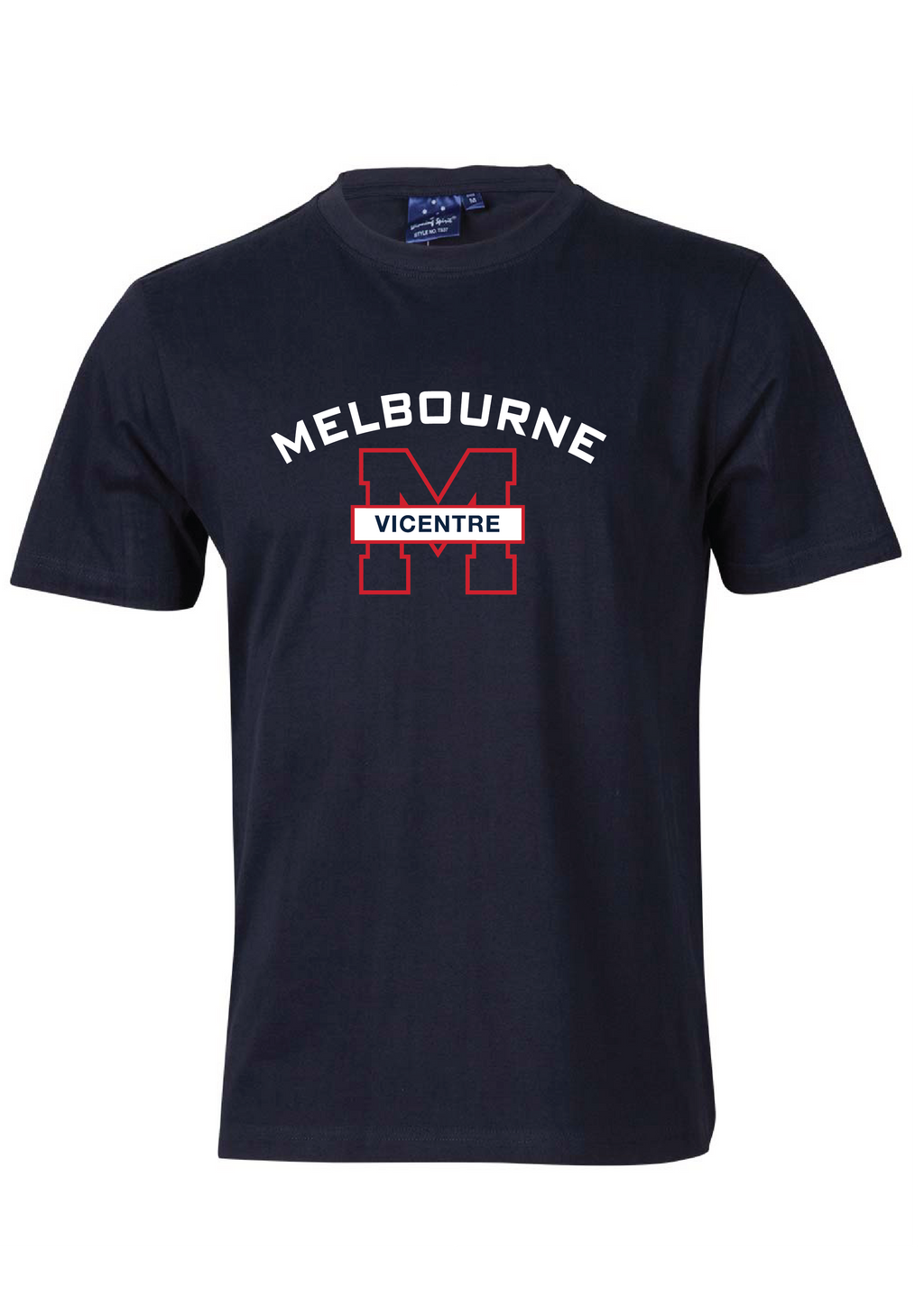 MELBOURNE VICENTRE SWIM CLUB SUPPORTER TEE - WOMEN'S NAVY