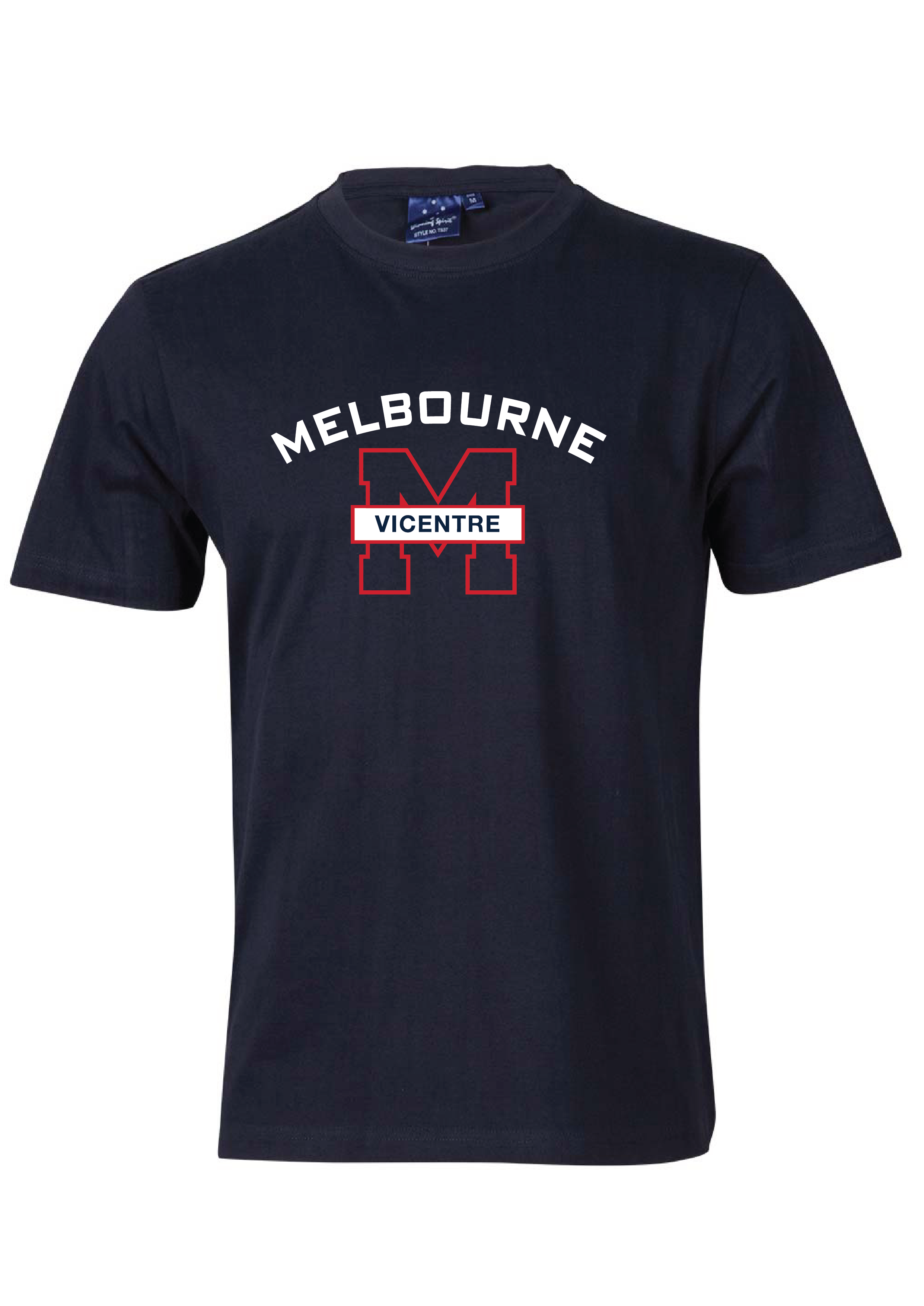 MELBOURNE VICENTRE SWIM CLUB SUPPORTER TEE - WOMEN'S NAVY