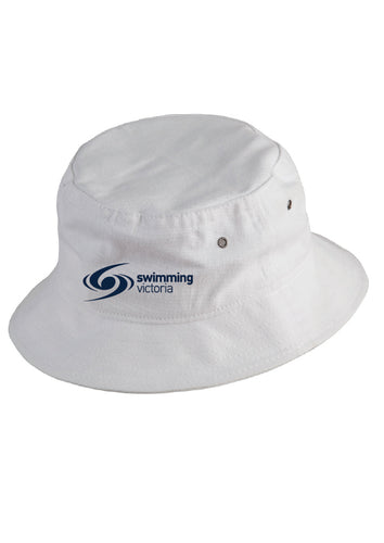 Swimming Victoria Bucket Hat - White