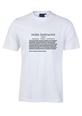 Swim Instructor Tee - WHITE