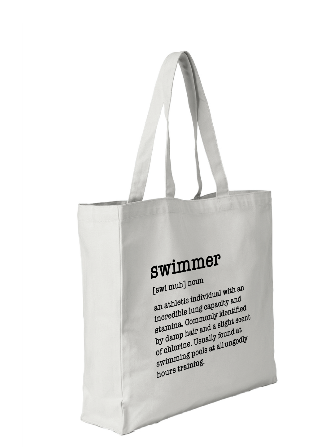 SWIMMER - NOUN TOTE BAG - 8 COLOURS AVAILABLE