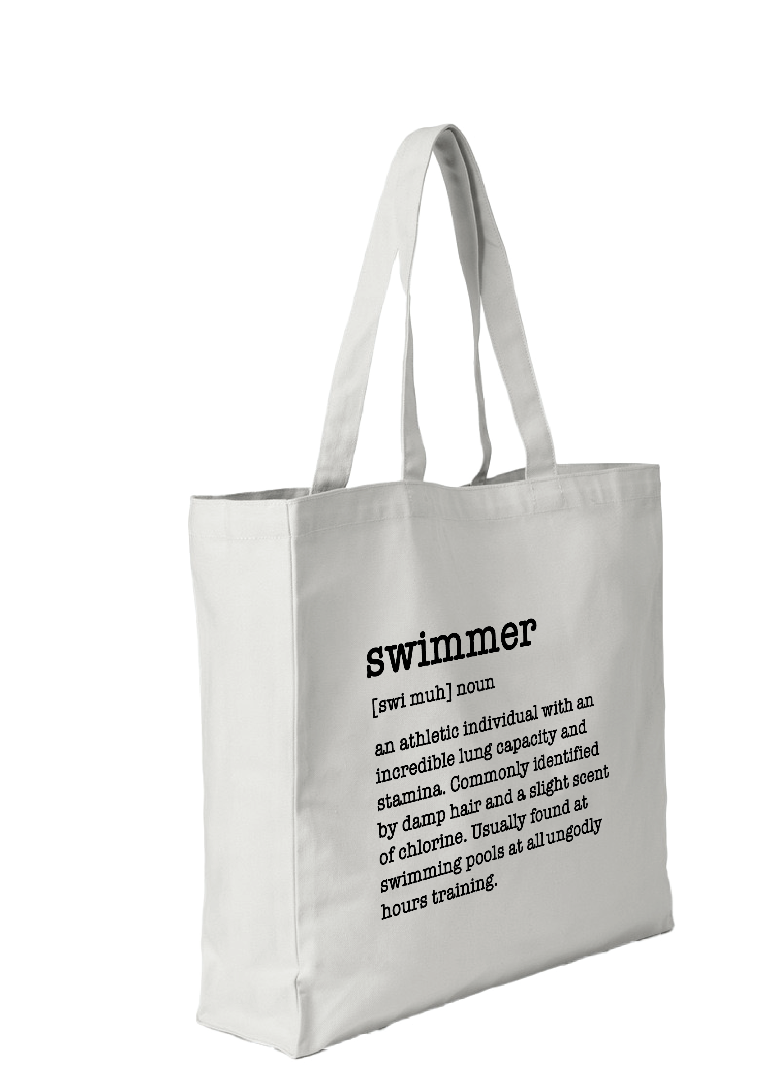 SWIMMER - NOUN TOTE BAG - 8 COLOURS AVAILABLE