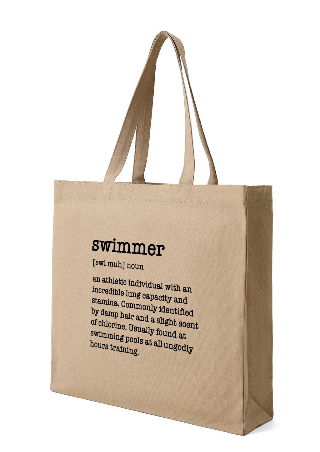 SWIMMER - NOUN TOTE BAG - 8 COLOURS AVAILABLE