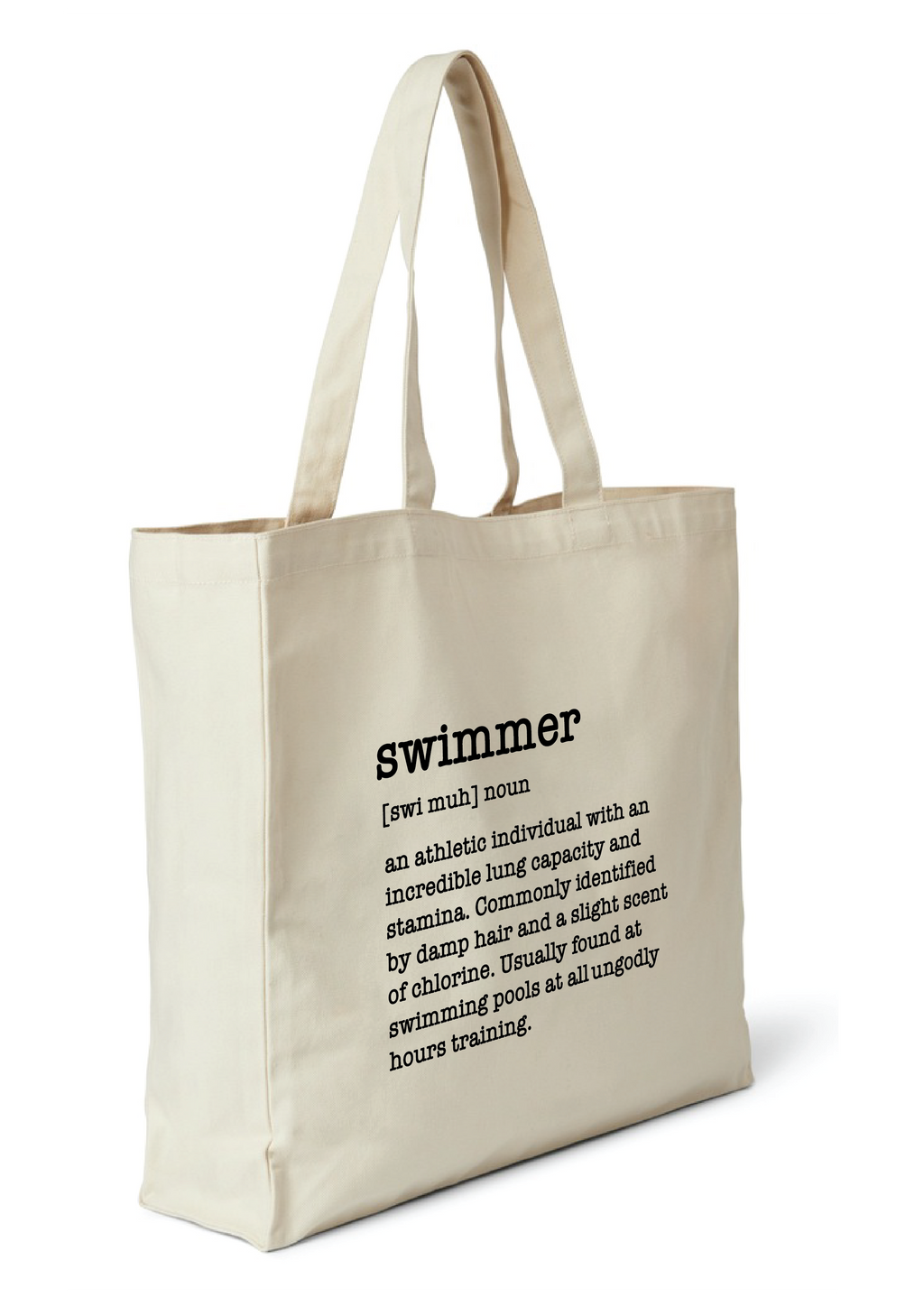 SWIMMER - NOUN TOTE BAG - 8 COLOURS AVAILABLE