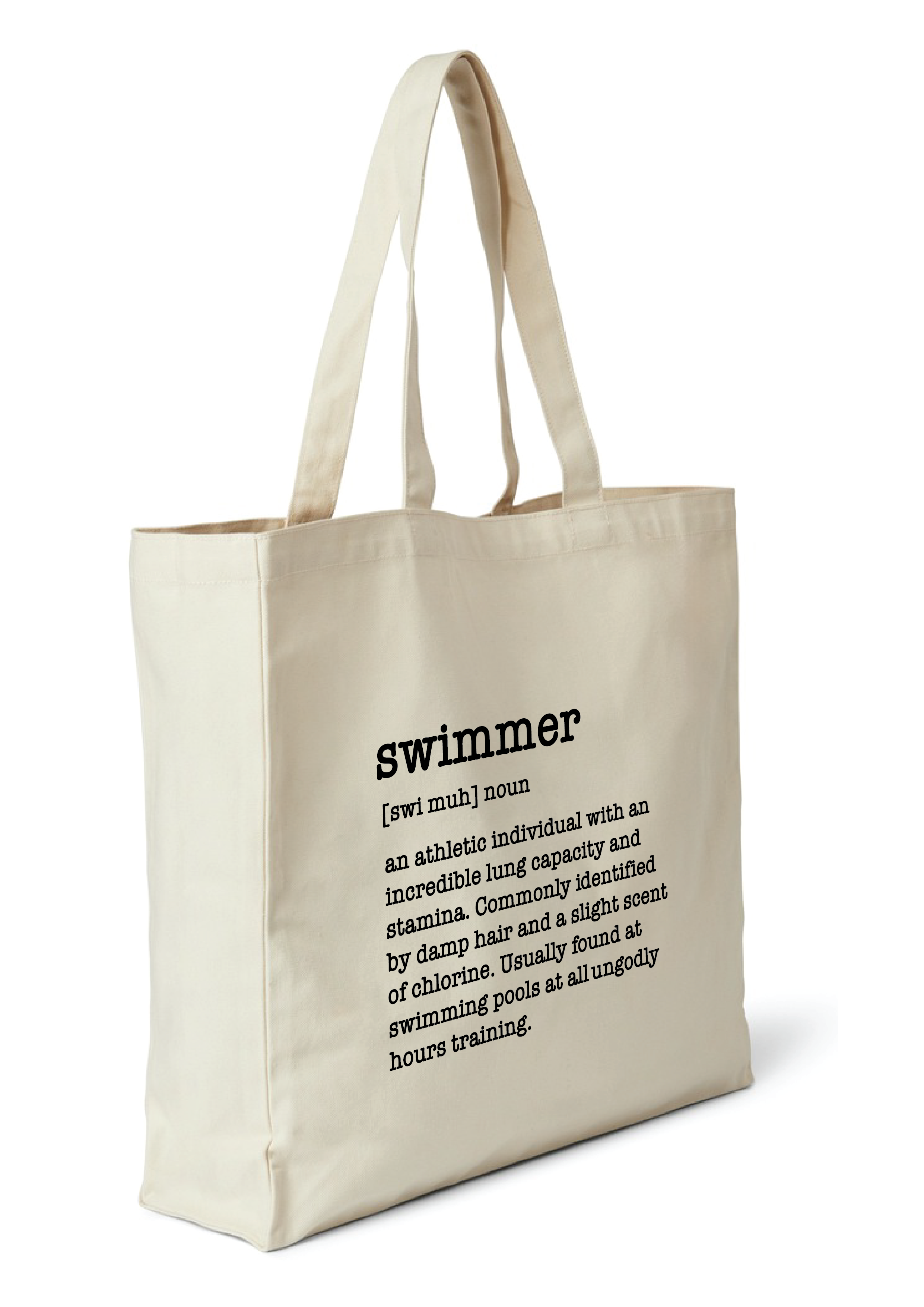 SWIMMER - NOUN TOTE BAG - 8 COLOURS AVAILABLE