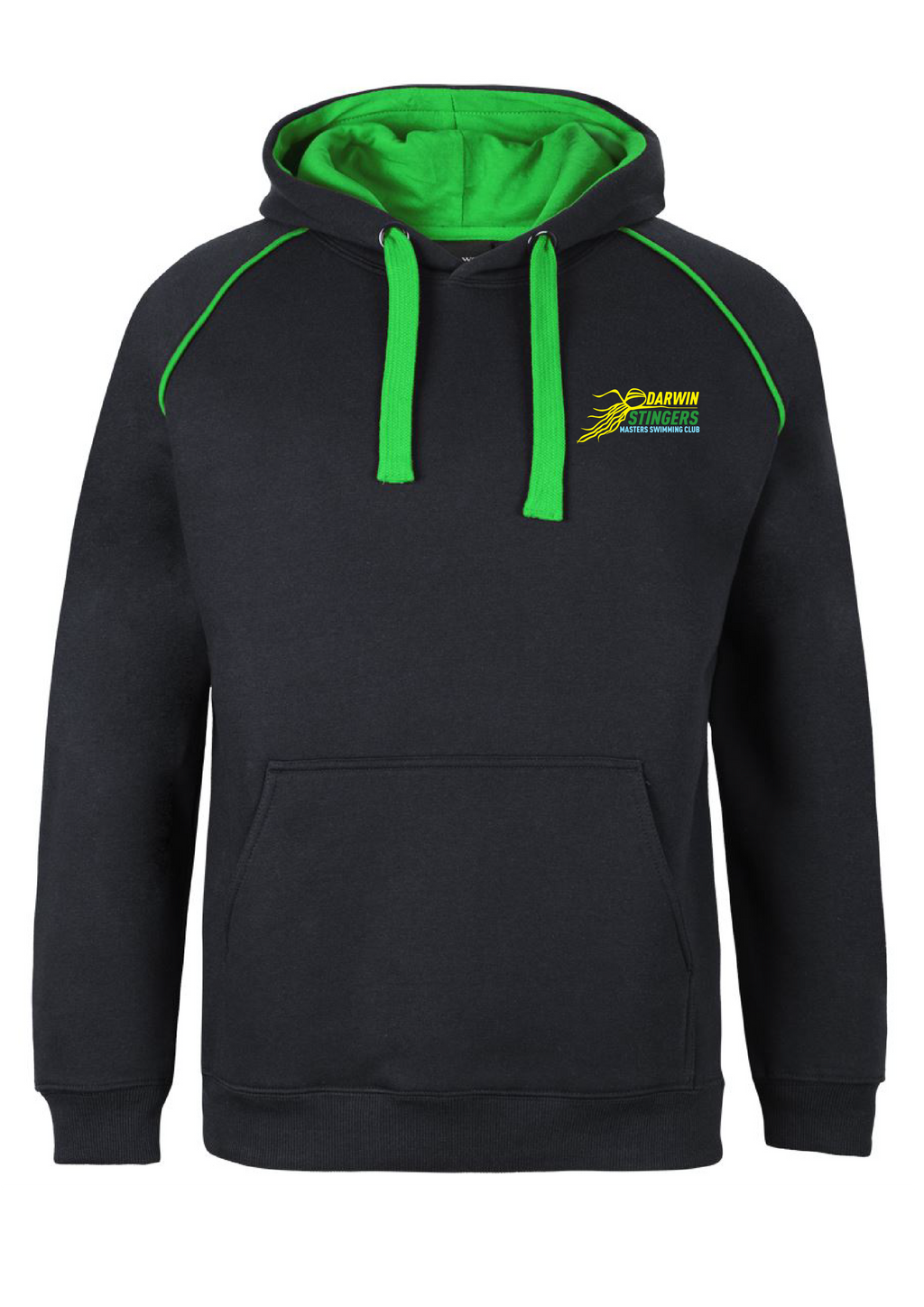 Darwin Stingers Hoodie with contrast piping