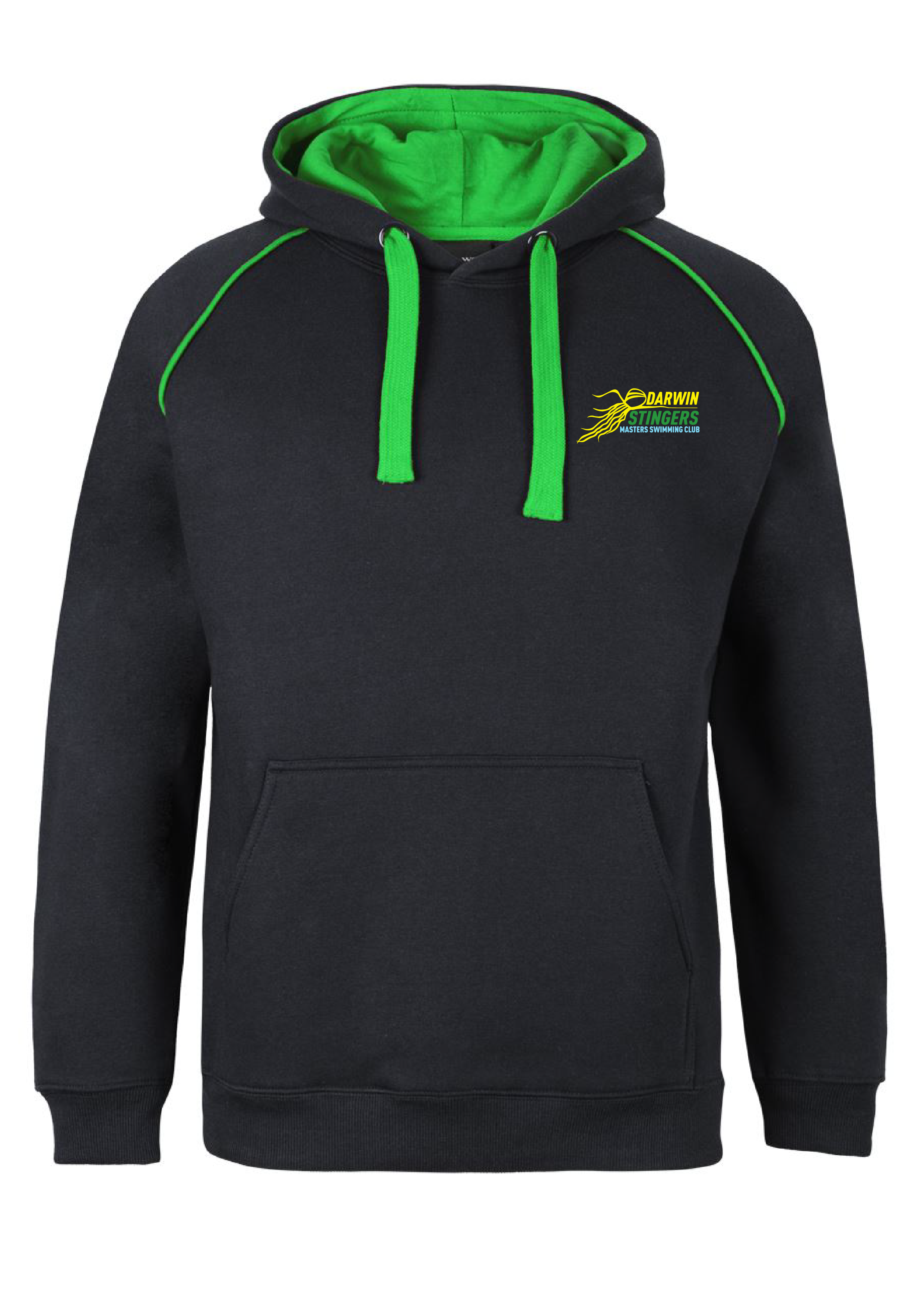 Darwin Stingers Hoodie with contrast piping