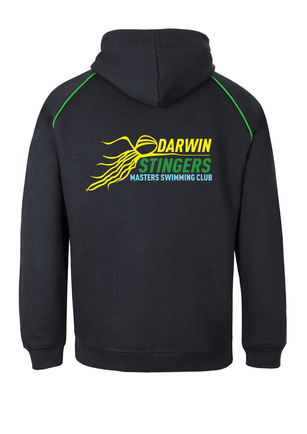 Darwin Stingers Hoodie with contrast piping