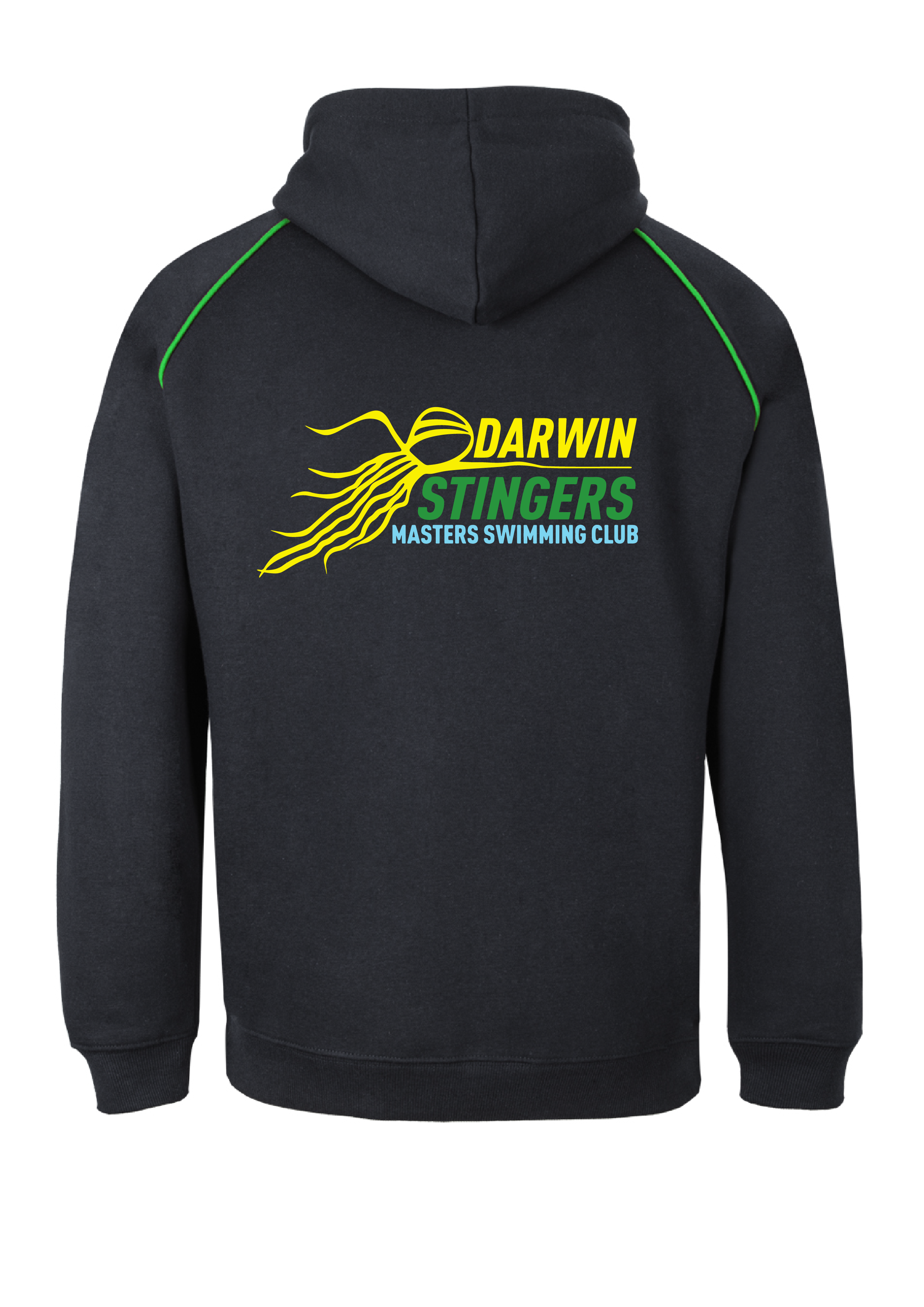 Darwin Stingers Hoodie with contrast piping