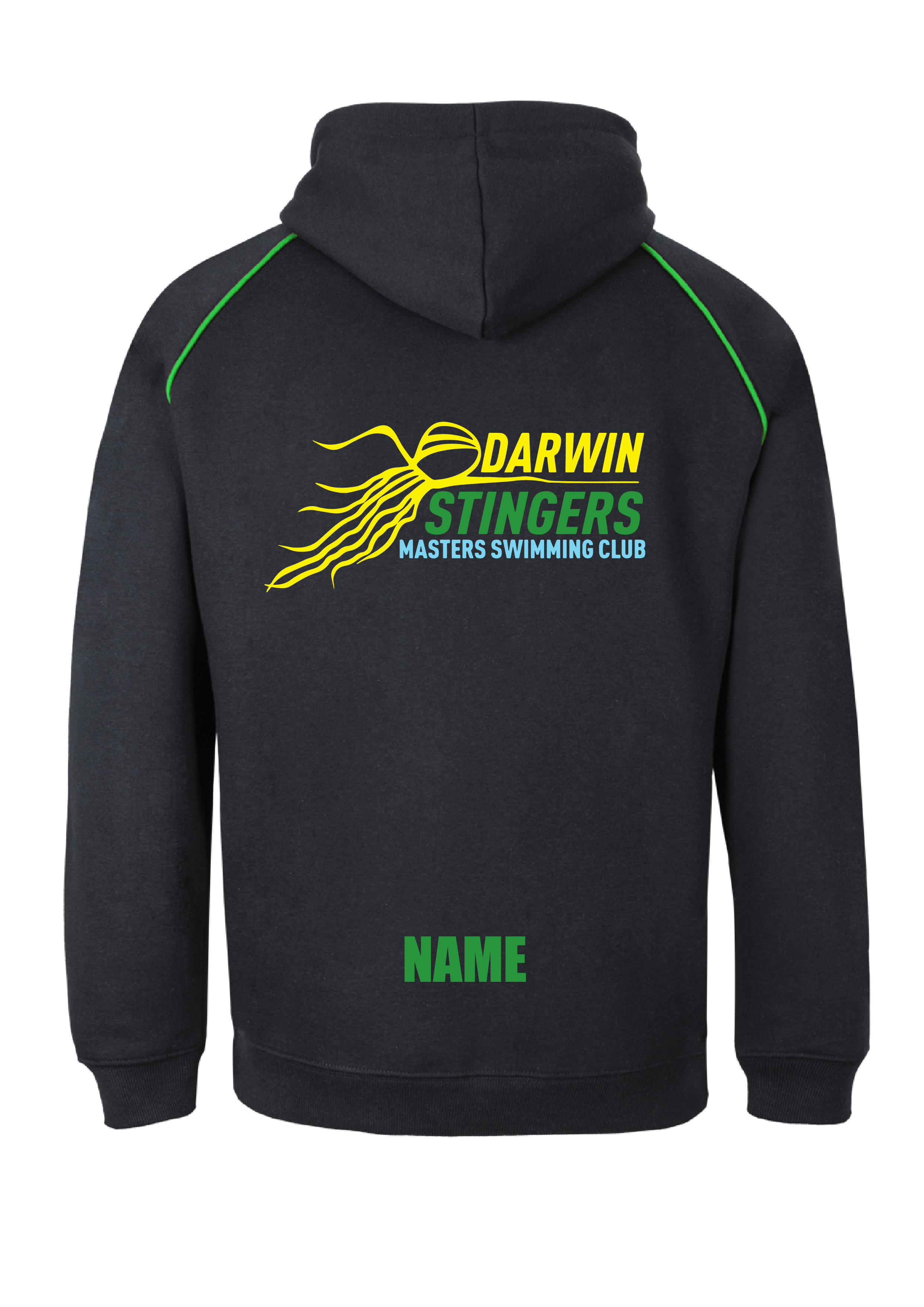 Darwin Stingers Hoodie with contrast piping