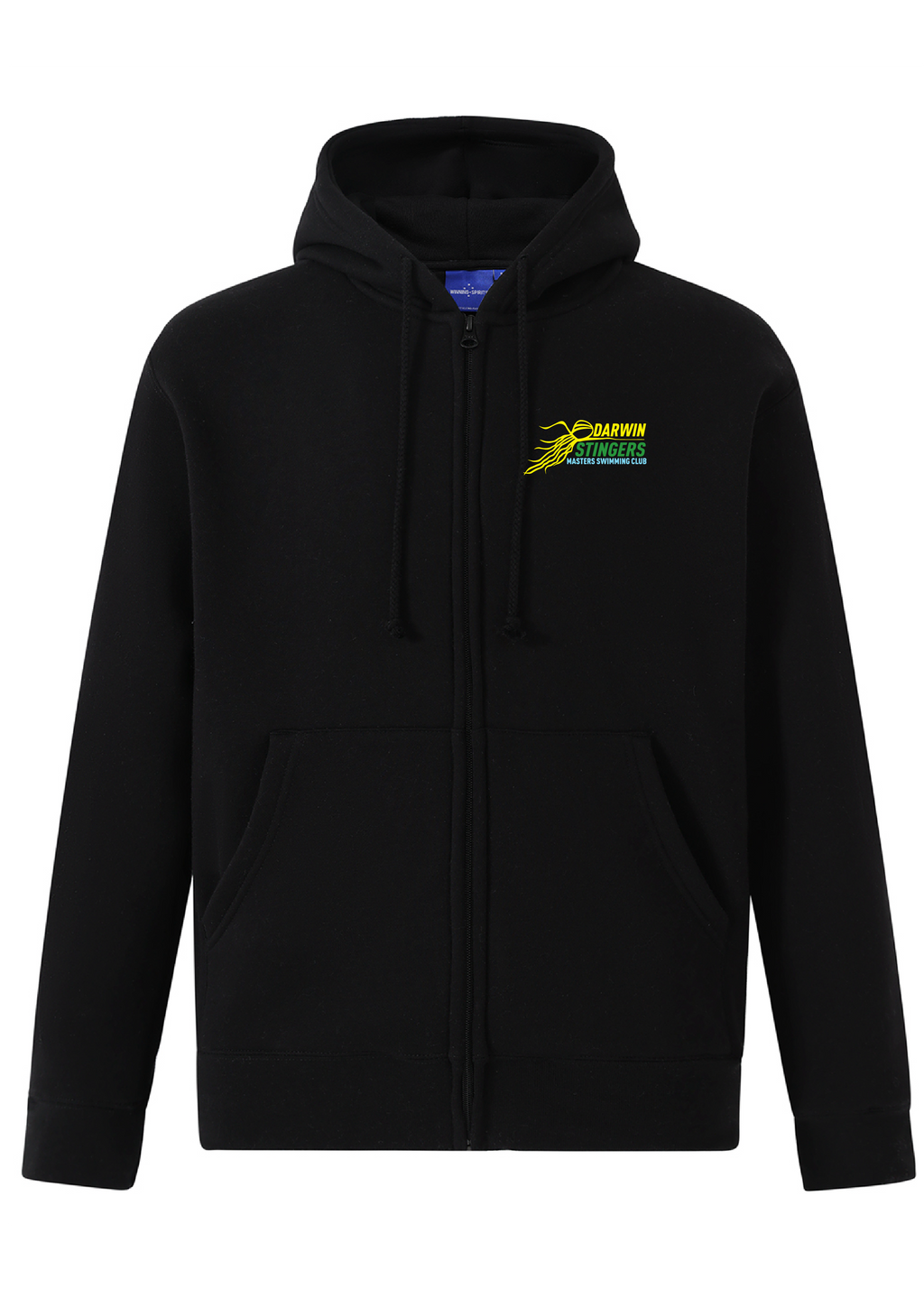 DARWIN STINGERS ZIP THRU HOODIE- WOMENS BLACK