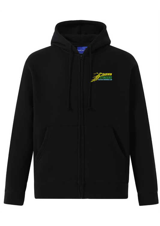 DARWIN STINGERS ZIP THRU HOODIE- WOMENS BLACK