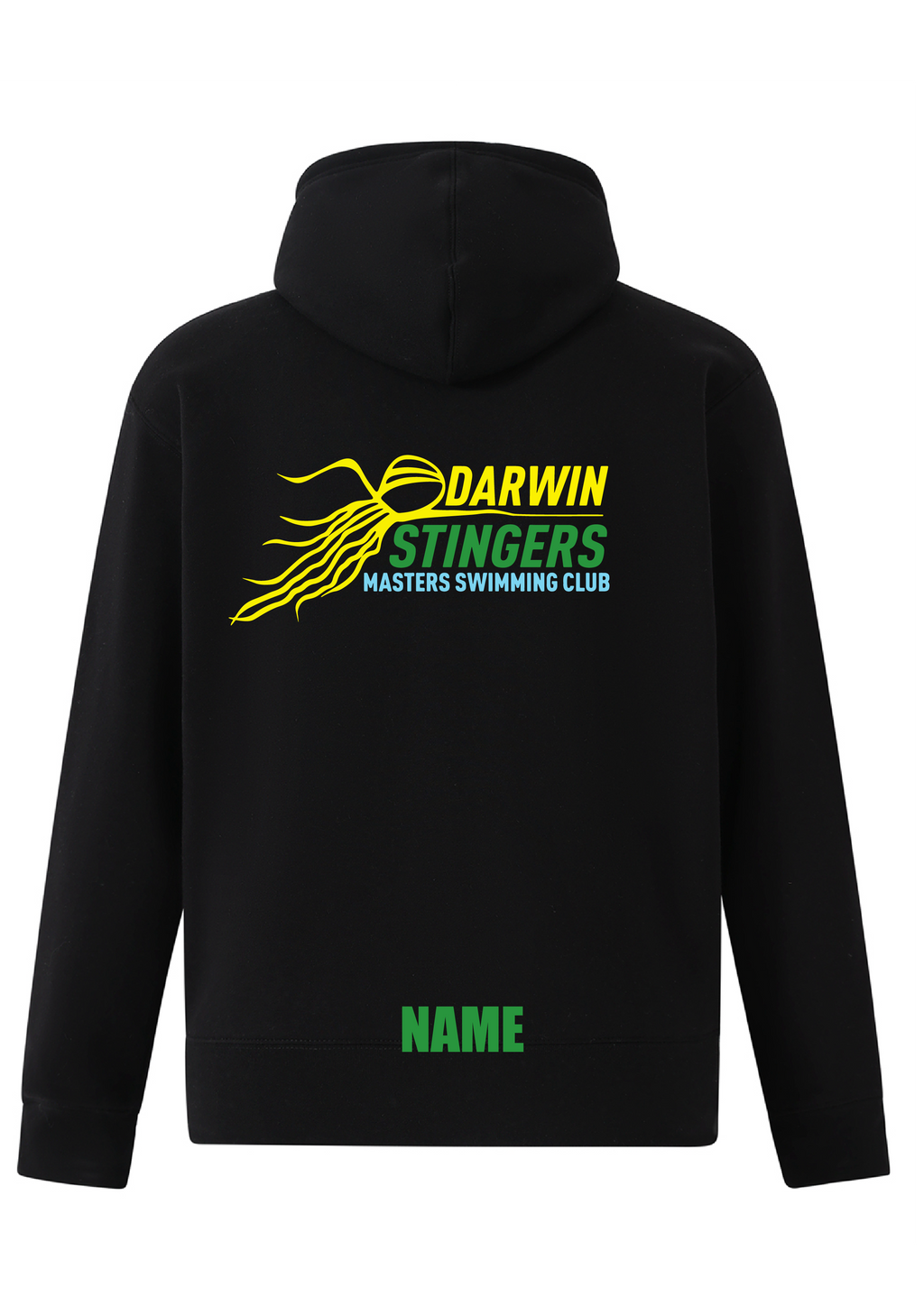 DARWIN STINGERS ZIP THRU HOODIE- WOMENS BLACK