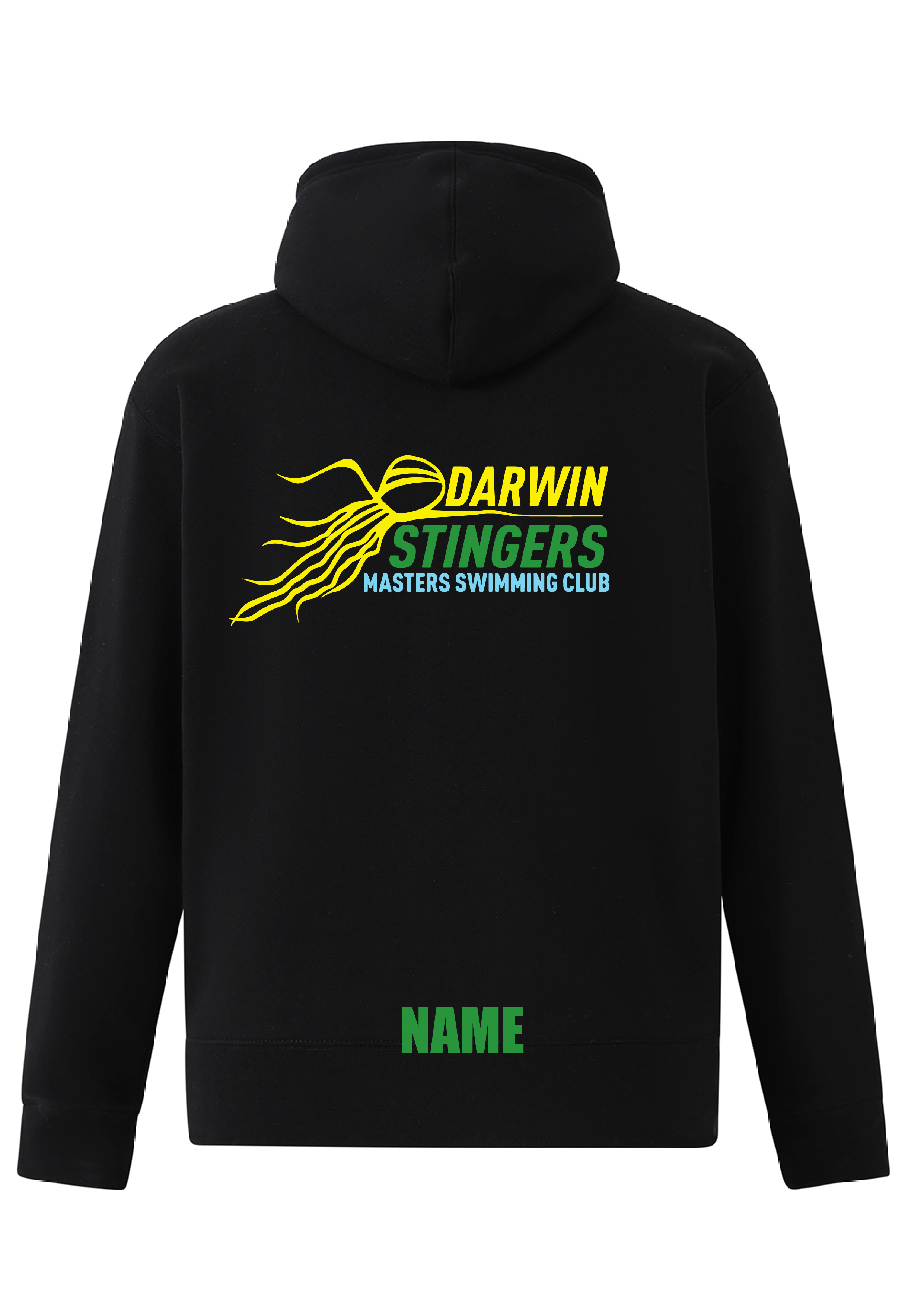 DARWIN STINGERS ZIP THRU HOODIE- WOMENS BLACK