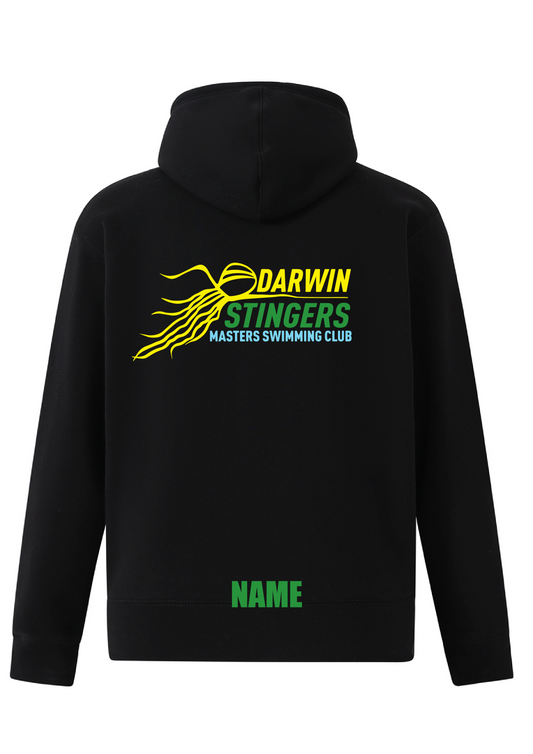 DARWIN STINGERS ZIP THRU HOODIE- WOMENS BLACK