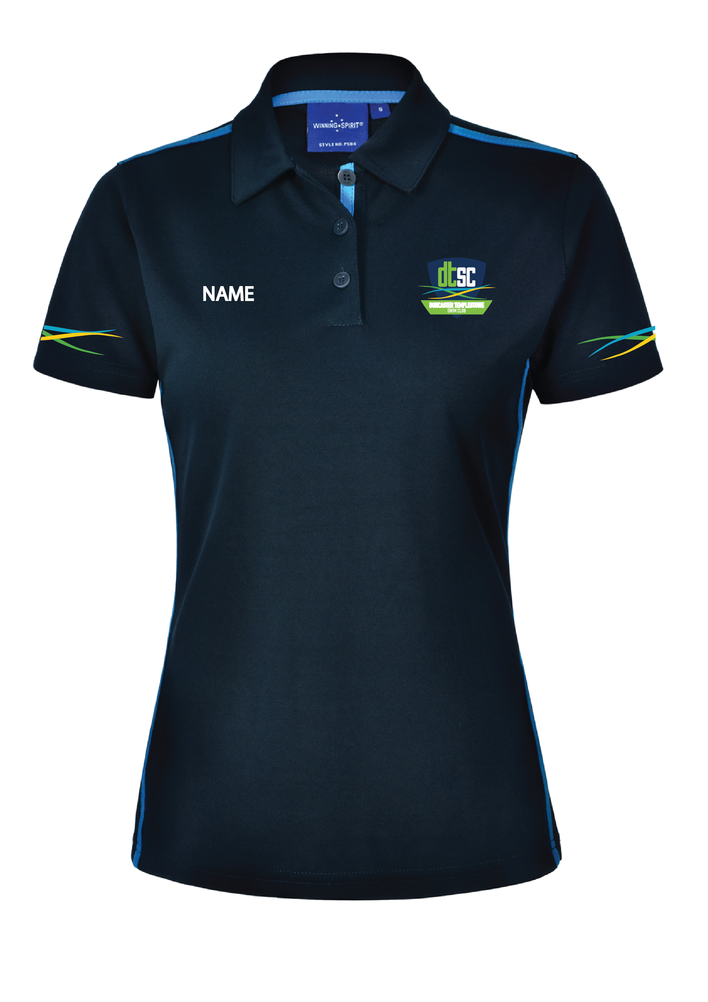 DONCASTER TEMPLESTOWE SWIM CLUB SHORT SLEEVE POLO - WOMEN'S
