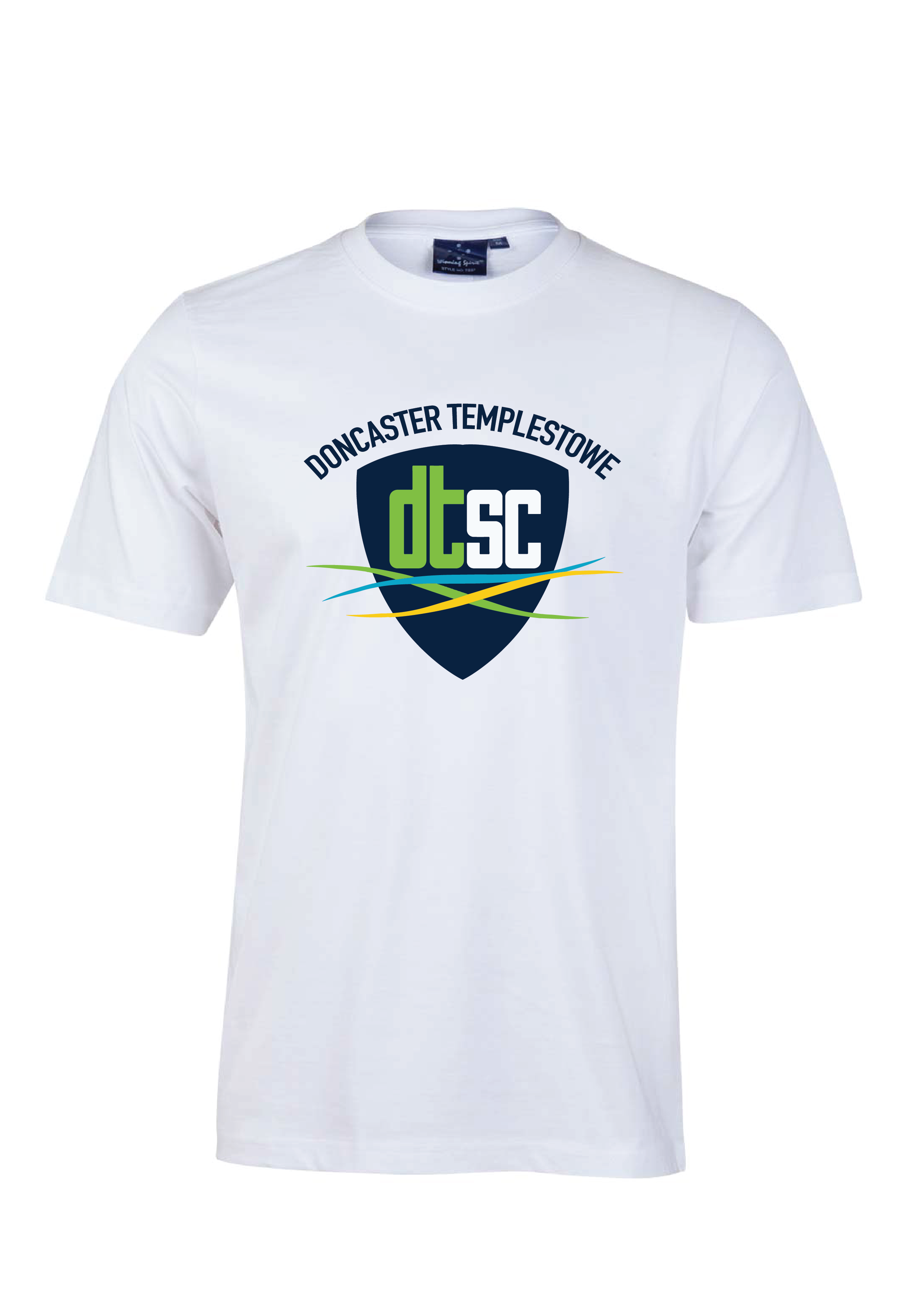 DONCASTER TEMPLESTOWE SWIM CLUB SHORT SLEEVE TEE - WHITE