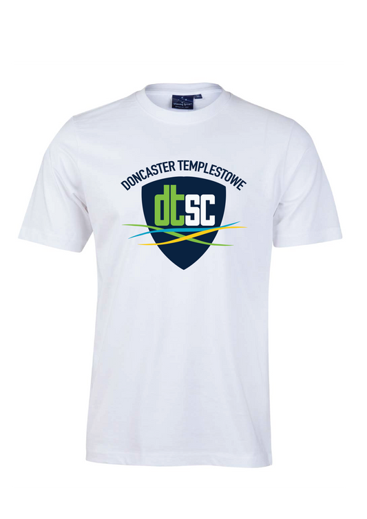 DONCASTER TEMPLESTOWE SWIM CLUB SHORT SLEEVE TEE - WHITE