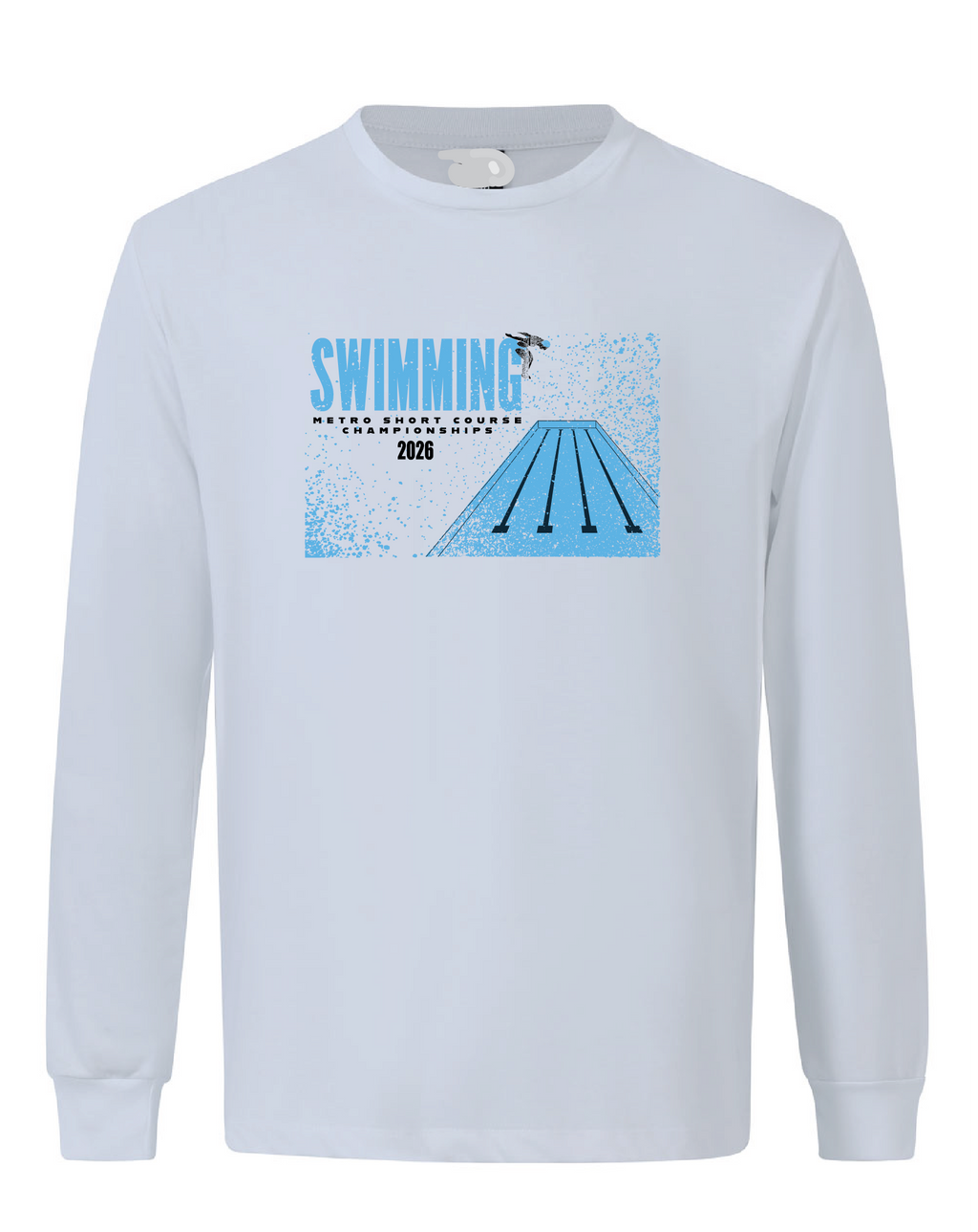 2026 METRO SC CHAMPIONSHIP LONG SLEEVE TEE  - KIDS/UNISEX WHITE