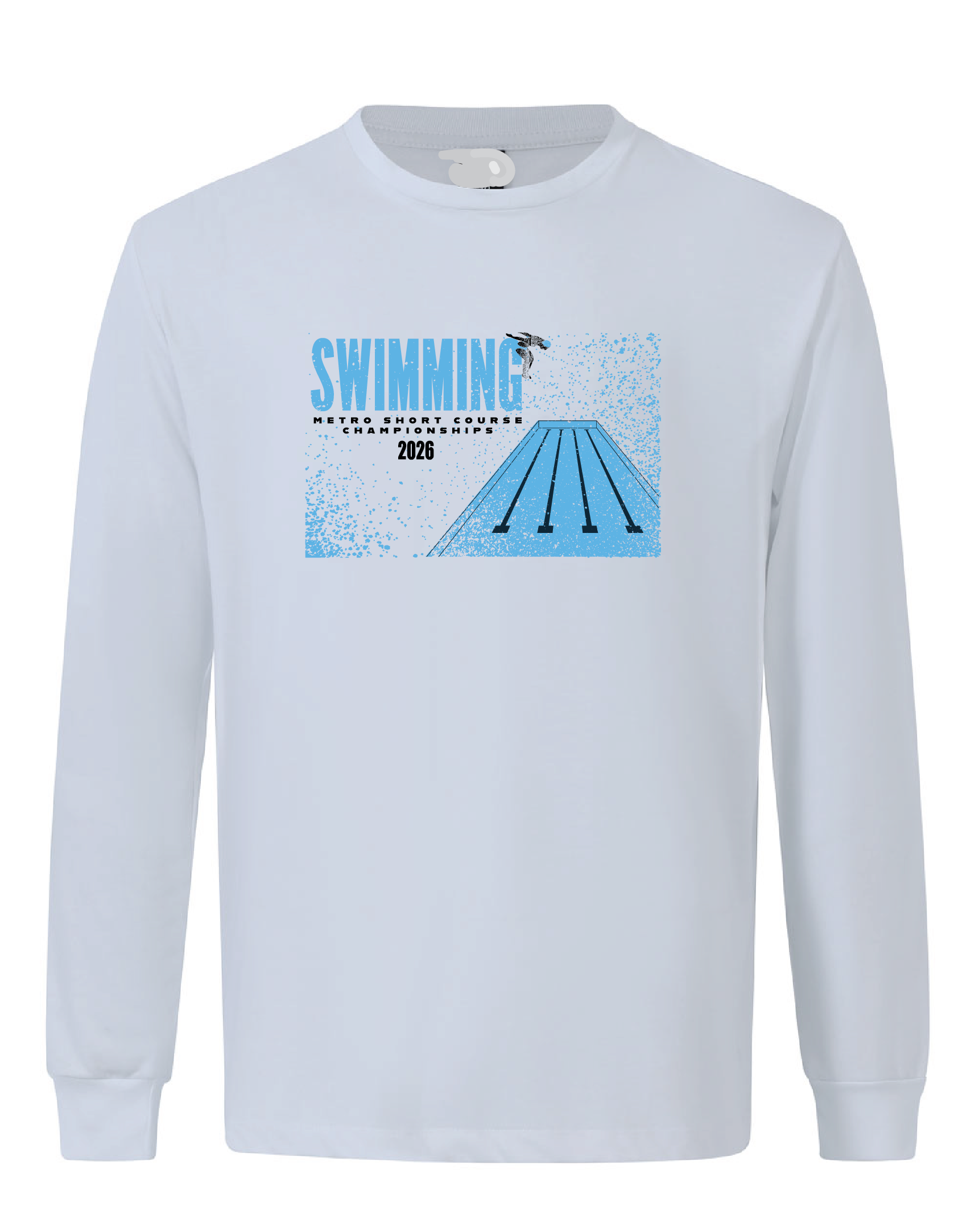 2026 METRO SC CHAMPIONSHIP LONG SLEEVE TEE  - KIDS/UNISEX WHITE