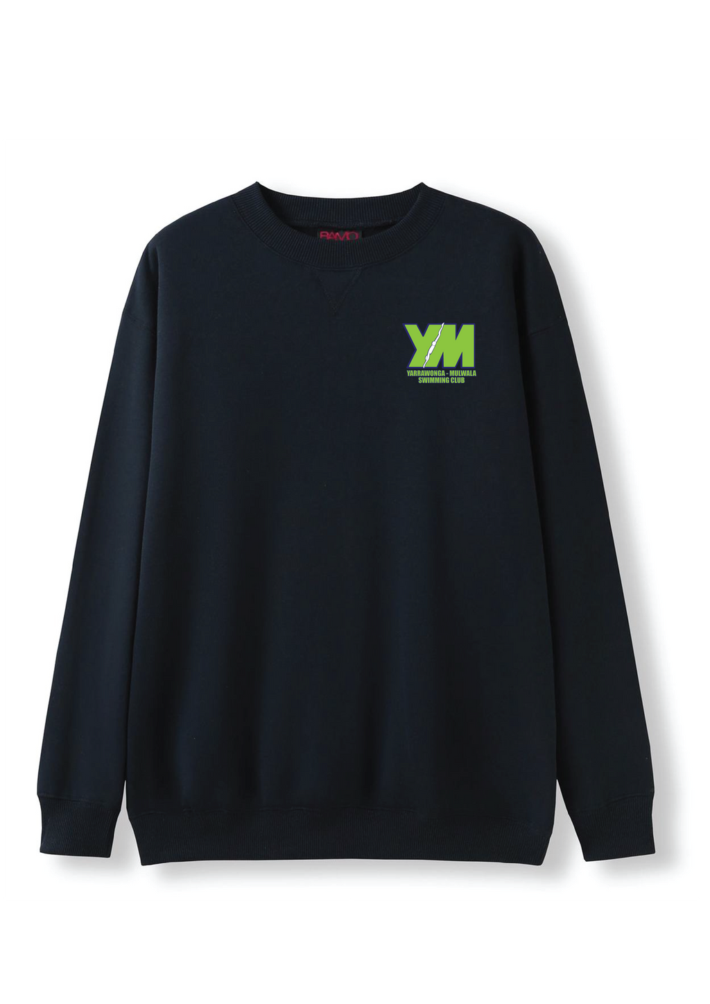 YARRAWONGA - MULWALA SWIM CLUB SWEAT TOP - NAVY