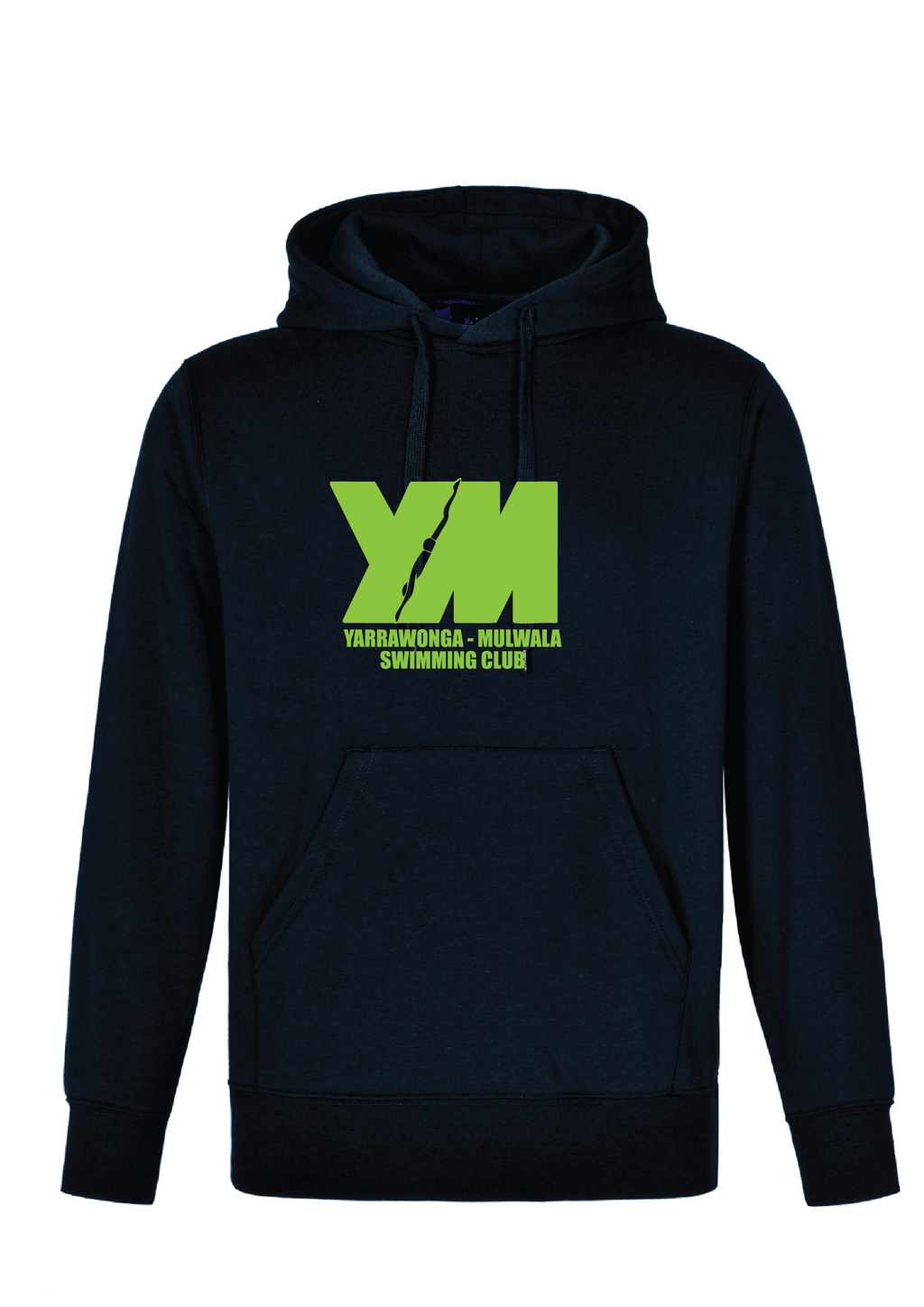 YARRAWONGA- MULWALA SWIM CLUB  HOODIE -  NAVY