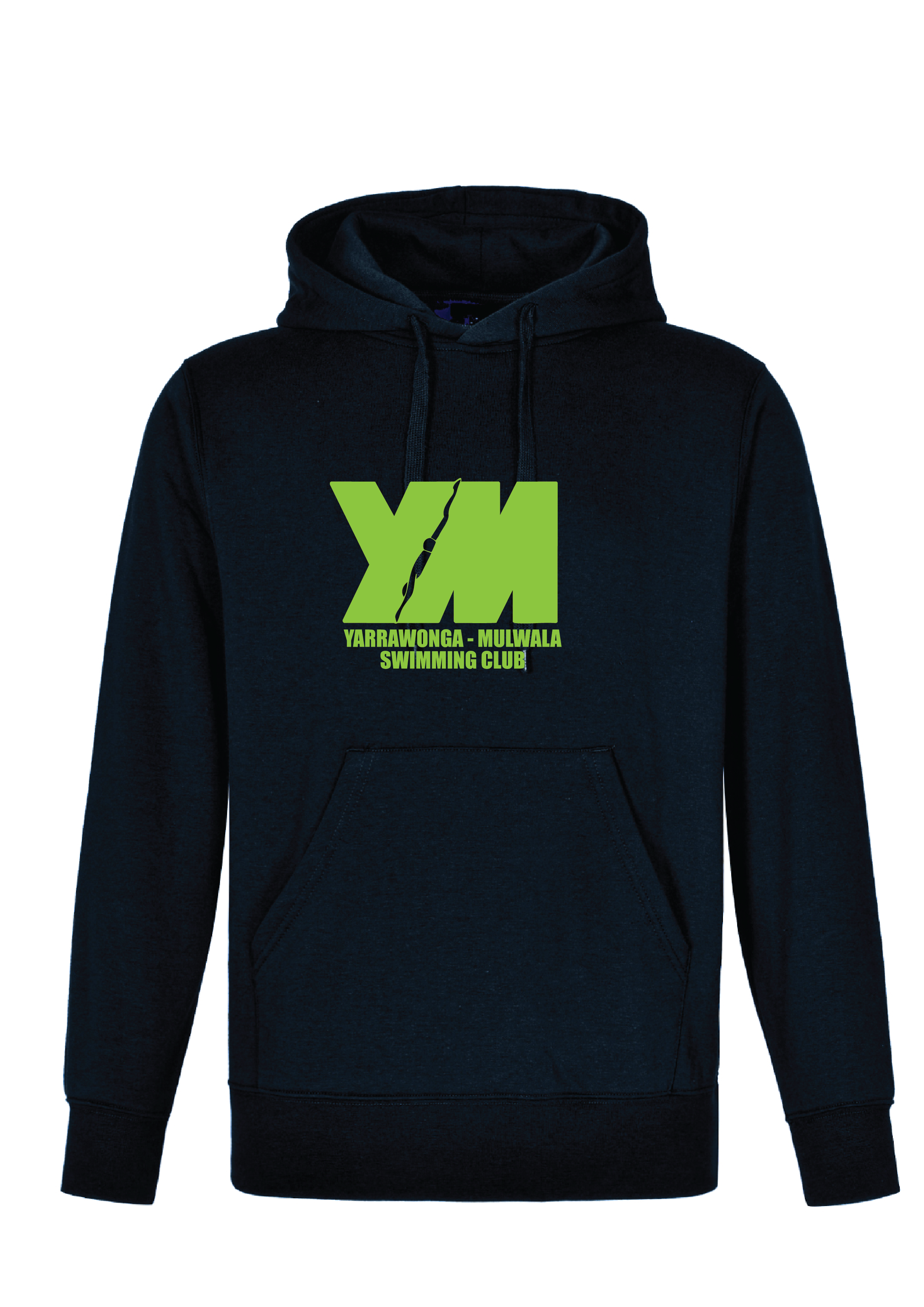 YARRAWONGA- MULWALA SWIM CLUB  HOODIE -  NAVY