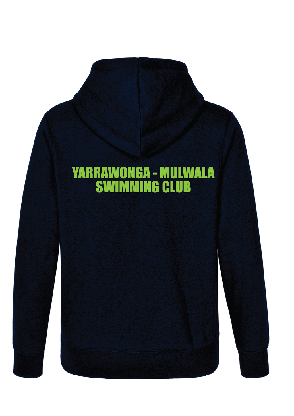 YARRAWONGA- MULWALA SWIM CLUB  HOODIE -  NAVY