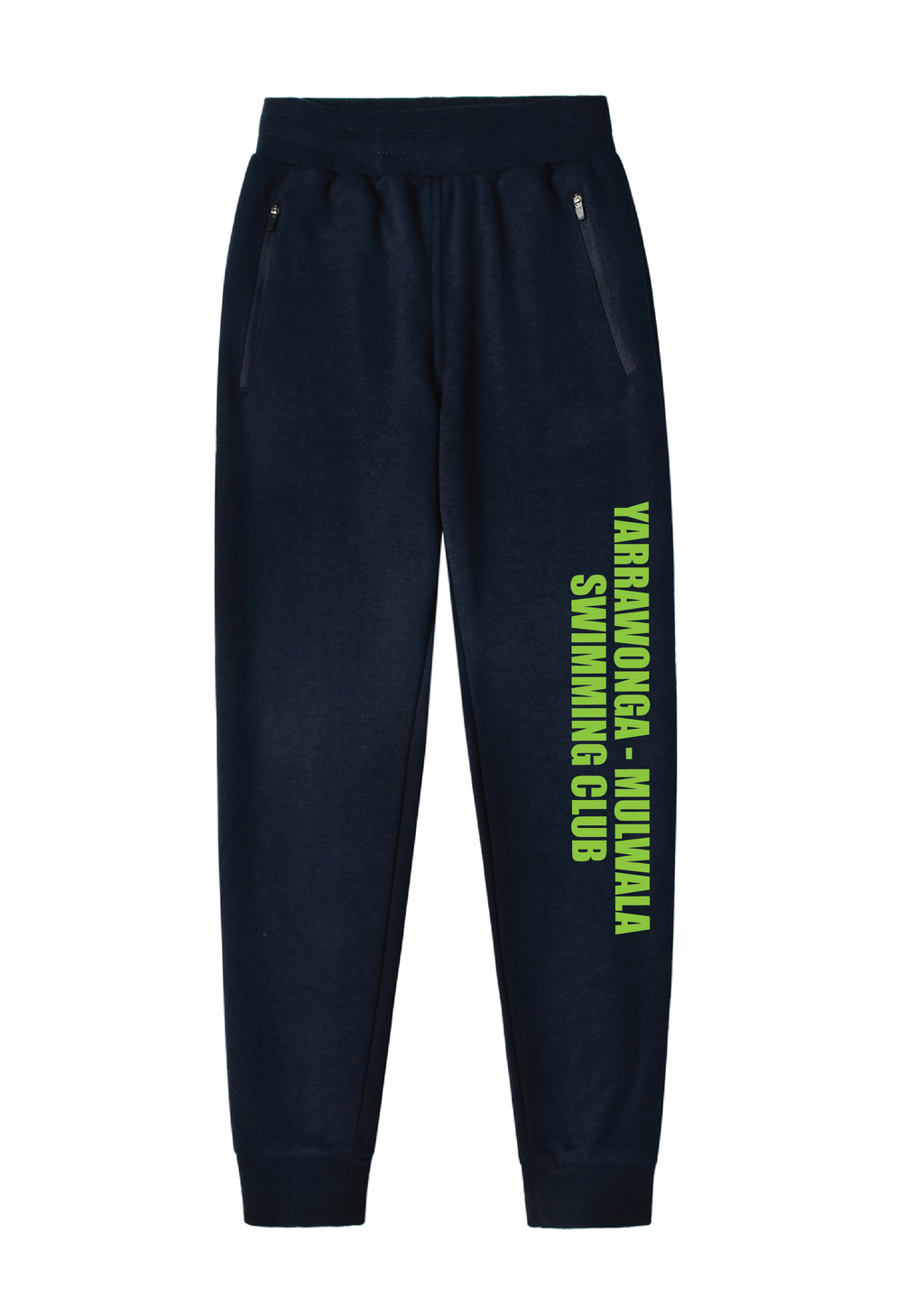 YARRAWONGA - MULWALA SWIM CLUB TRACKPANT ZIP POCKETS - NAVY