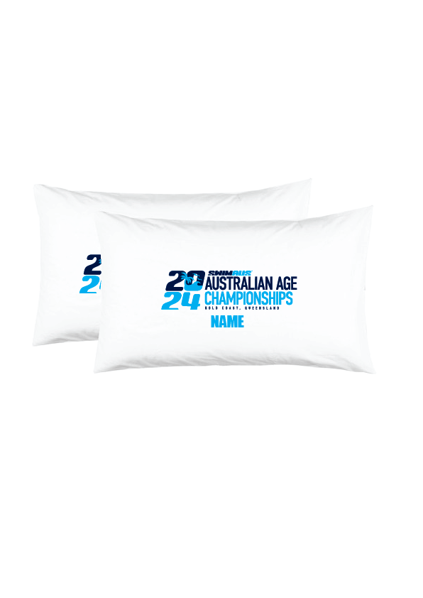 2024 Australian Age Championships Pillowcase GOLD COAST swimmerch