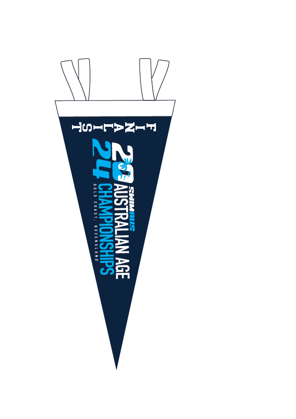 2024 Australian Age Championships Pennant FINALIST swimmerch