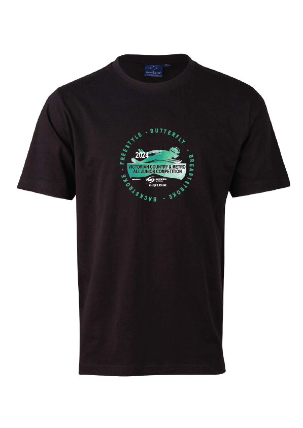 2024 ALL JUNIOR COMPETITION  TEE - Black