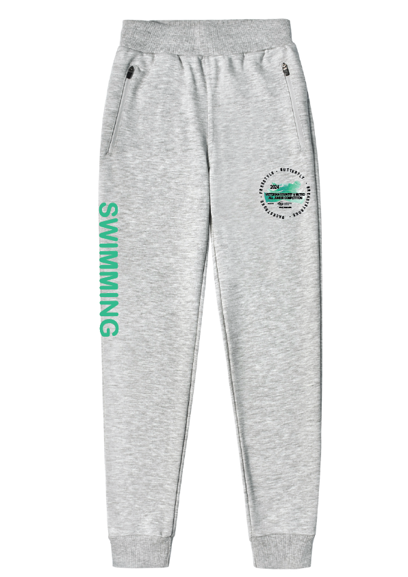 2024 Victorian ALL JUNIOR COMPETITION Fleece Trackpant - Grey Marle