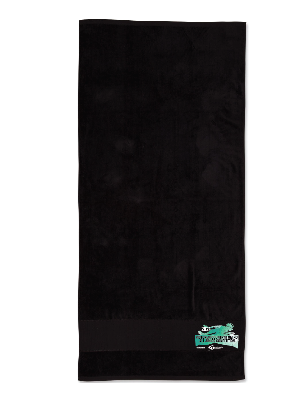 2024 Victorian ALL JUNIOR COMPETITION Towel - Black