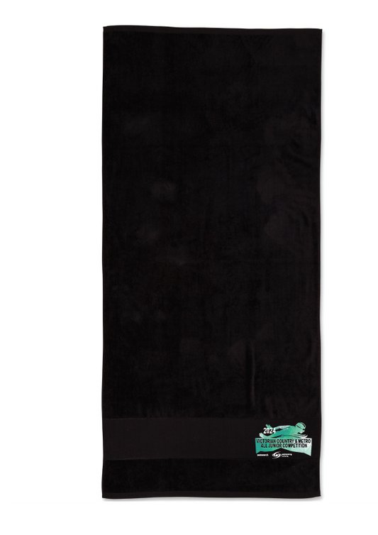 2024 Victorian ALL JUNIOR COMPETITION Towel - Black