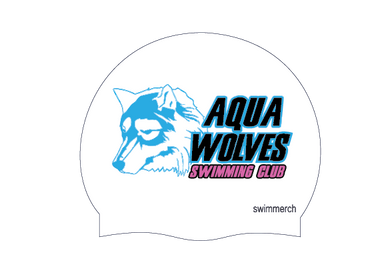 AQUA WOLVES SWIM CLUB - SWIM CAP - (pre order now - coming soon )