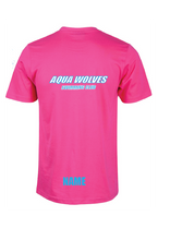 AQUA WOLVES CLUB TEE - PINK