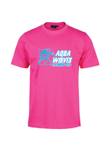 AQUA WOLVES CLUB TEE - PINK