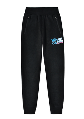 AQUA WOLVES SWIM CLUB FLEECE TRACKPANT - Black