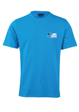 AQUA WOLVES CLUB TEE - BLUE