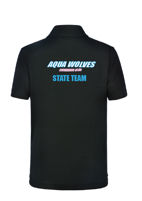 AQUA WOLVES SWIM CLUB POLO - OPTIONAL STATE TEAM